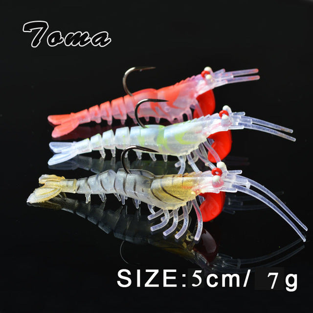 Soft Shrimp Fishing Lures