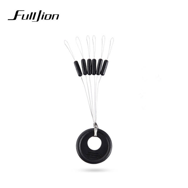 Black Rubber Oval Stopper Space Bean Connector
