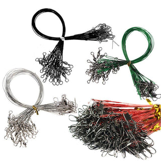 Fishing Line Steel Wire Leader With Swivel