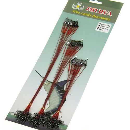 Fishing Line Steel Wire Leader With Swivel
