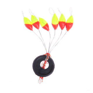 Seven-Star Oval Plastic Fishing Float